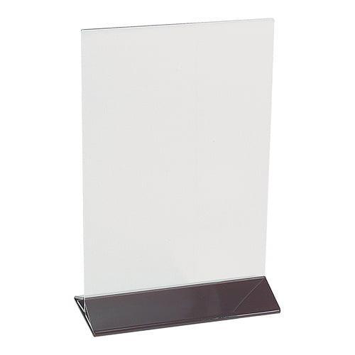 Menu standaard transparant plexiglas A5 15x21(h)cm EMGA, Zakelijke goederen, Horeca | Keukenapparatuur, Nieuw in verpakking, Verzenden