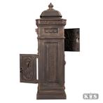 Kolombrievenbus XL Bronze - Engelse brievenbus Brievenbussen, Verzenden, Nieuw, Aluminium, Staande brievenbus