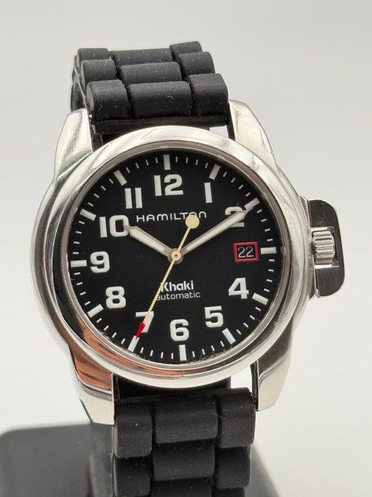 Hamilton - khaki automatic - h624150 - Unisex - 2000-2010, Sieraden, Tassen en Uiterlijk, Horloges | Heren