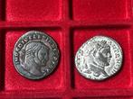 Romeinse Rijk Lotto di 2 monete Tetradramma di Caracalla &