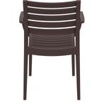 (MDK-106458) Siesta Artemis kantinestoel bruin, Huis en Inrichting, Stoelen, Ophalen of Verzenden, Nieuw, Bruin