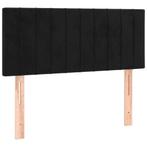 Hoofdbord Zwart 90cm - Retourdeal - Stijlvol & Goedkoop!, Verstelbaar, 90 cm, Zwart, Nieuw