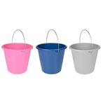 Benson Kunststof emmer - 10 liter - metalen hendel - kleu..., Ophalen of Verzenden