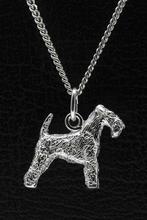Zilveren Lakeland terrier ketting hanger - groot, Verzenden, Nieuw