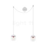 Umage Acorn Cannonball Hanglamp 2-lichts wit, koper, Huis en Inrichting, Lampen | Hanglampen, Verzenden, Nieuw