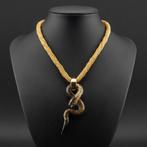 24 karaat - vetro di Murano, Geel goud - Ketting met hanger, Antiek en Kunst