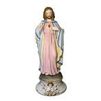 Vieux Paris - Beeld, Jezus Heilig Hart - 46 cm - Biscuit