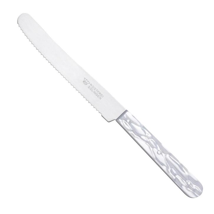 RÖR Solingen RÖR Solingen Tafelmes 11 cm Parelmoerkleurig., Huis en Inrichting, Keuken | Bestek, Nieuw, Ophalen of Verzenden