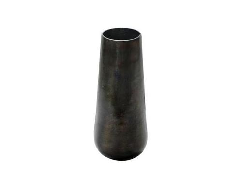 Veiling - Aluminium vaas medium zwart oxidise 17x17x41 cm, Huis en Inrichting, Woonaccessoires | Wanddecoraties