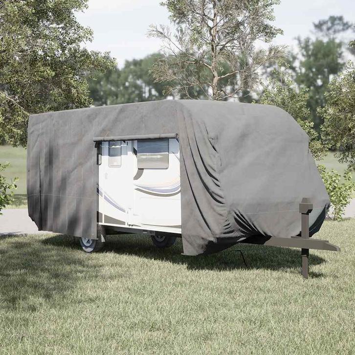 vidaXL Caravanhoes 732x250x220 cm vliesvlies grijs, Auto diversen, Auto-accessoires, Nieuw, Verzenden