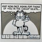 Jim Davis - 1 Original page - Garfield - 1991, Nieuw