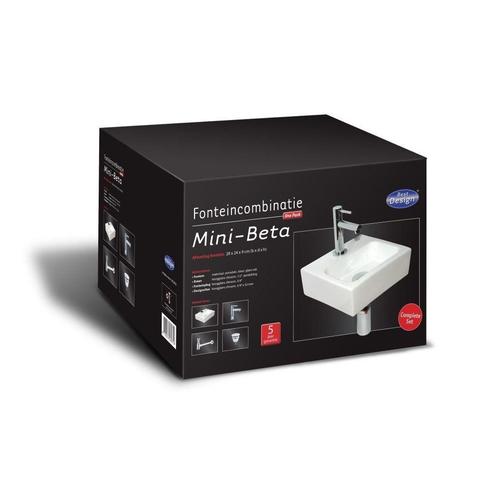 Fonteinset One pack Fonteincombinatie Mini -Beta, Doe-het-zelf en Verbouw, Sanitair, Overige typen, Nieuw, Chroom, Ophalen of Verzenden