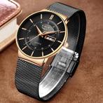 Kwarts Uurwerk Heren - Anoloog Luxe Horloge voor Mannen, Verzenden, Nieuw, Lige