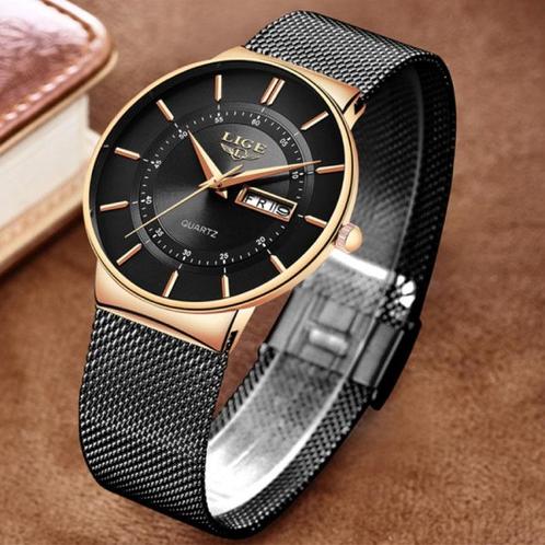 Kwarts Uurwerk Heren - Anoloog Luxe Horloge voor Mannen, Sieraden, Tassen en Uiterlijk, Smartwatches, Nieuw, Verzenden