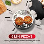 CuisineKing Pizza Oven Black Edition 6 Personen handgemaakte, Ophalen of Verzenden, Nieuw