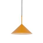 Design hanglamp geel driehoek - Triangolo, Huis en Inrichting, Lampen | Hanglampen, Nieuw, Overige materialen, Design, 75 cm of meer