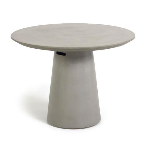 *WOONWINKEL* Kave Home Itai Betonnen Eettafel Rond 120 Cm, Huis en Inrichting, Tafels | Eettafels, Nieuw, Verzenden
