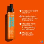 Matrix Mega Sleek Iron Smoother Leave-In Spray - 250ml, Ophalen of Verzenden, Nieuw, Gel, Wax, Haarlak of Mousse