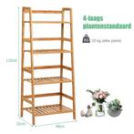 2dekans | Coast 4-laags Ladderplank Plantenstandaard en, Huis en Inrichting, Woonaccessoires | Wandplanken en Boekenplanken, Ophalen of Verzenden