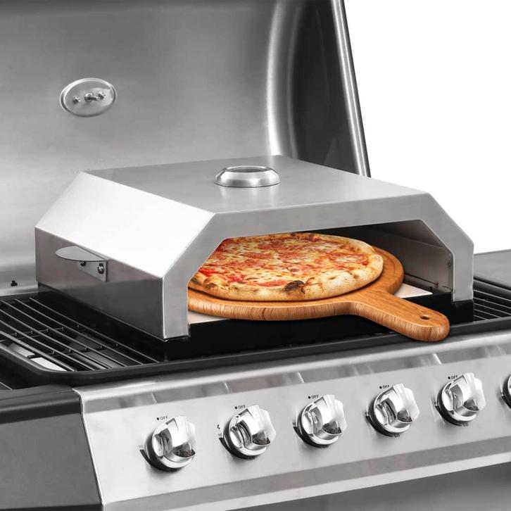 vidaXL Pizzaoven met keramische steen voor, Witgoed en Apparatuur, Overige Witgoed en Apparatuur, Nieuw, Verzenden