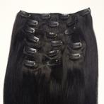 Zwart-bruine / Off Black clip in hair extensions, echt haar, Sieraden, Tassen en Uiterlijk, Uiterlijk | Haarverzorging, Nieuw