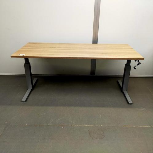 Gispen slingerbureau met NIEUW blad - 200x80 cm, Huis en Inrichting, Bureaus, Ophalen of Verzenden