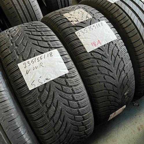 2 x Nokian WR 235-55-18 Winterbanden 5,5mm, Auto-onderdelen, Banden en Velgen, 18 inch, Winterbanden, 235 mm, Personenwagen, Gebruikt