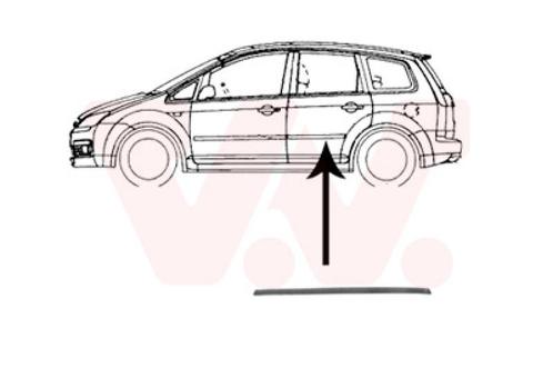 DEURBEKLEDING VOOR FORD C-MAX 2007-2010 1224539, Auto diversen, Auto-accessoires, Nieuw, Ophalen of Verzenden