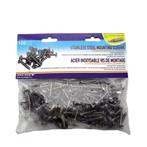 RVS schroeven set t.b.v. steigerstootrand onderdelen, 100 st, Ophalen of Verzenden, Nieuw