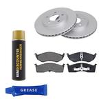 Voordeelset Remschijven + Remblokken DODGE NEON 2.0 voorzijd, Verzenden, Nieuw