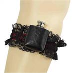 Kousenband zwart met flesje dames - Kousen, Verzenden, Nieuw