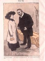 Bij de dokter (lijst optie, lithos), Antiek en Kunst, Verzenden