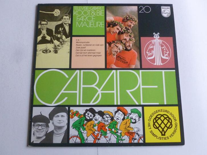 Cabaret - Koot & Bie / Farce Majeure (LP), Cd's en Dvd's, Vinyl | Nederlandstalig, Zo goed als nieuw, Verzenden
