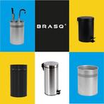 2dekans | BRASQ Prullenbak Metaal Kantoor/ Thuisgebruik -, Huis en Inrichting, Woonaccessoires | Prullenbakken, Ophalen of Verzenden