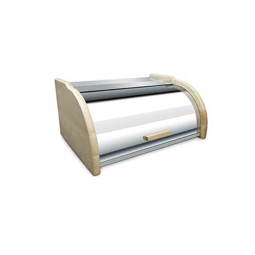 Broodtrommel -  - Voor 2 broden - Vershouddoos - Zilver, Huis en Inrichting, Keuken | Keukenbenodigdheden, Nieuw, Ophalen of Verzenden