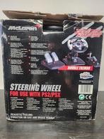 Mc Laren Steering Wheel Playstation 2 (ook Playstation 1 en, Ophalen of Verzenden, Zo goed als nieuw