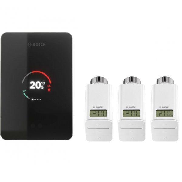 Bosch EasyControl set zwart met 3 Smart thermostaten, Doe-het-zelf en Verbouw, Verwarming en Radiatoren, Verzenden