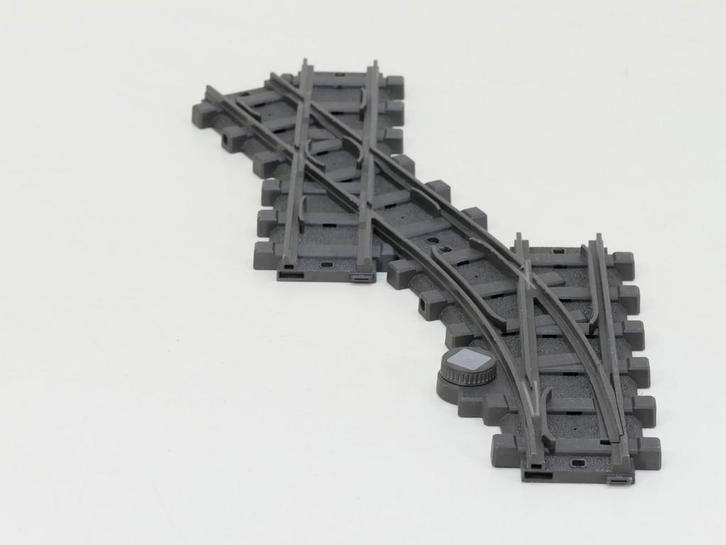 Playmobil 4389 & 4390 Set RC-train Rails wissel links & S..., Hobby en Vrije tijd, Modeltreinen | Overige schalen, Rails, Gebruikt