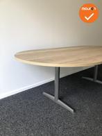 Ahrend vergadertafel - Ovaal - 200x120cm - Bladkleur naar ke, Vergader- of Presentatieruimte, Ophalen of Verzenden, Gebruikt, Tafel