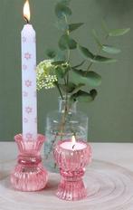 With love seasons giftbox duo candle pink flower kaarsen in, Ophalen of Verzenden, Nieuw