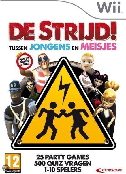 De Strijd! Tussen Jongens en meisje-Standaard (Wii) Gebruikt, Spelcomputers en Games, Games | Nintendo Wii, Zo goed als nieuw