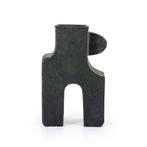 Vaas Tribe 29.25cm - Zwart - 221666 - decoratie, Nieuw