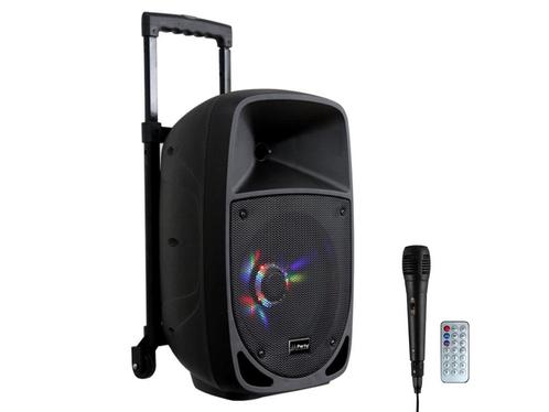 Party Sound PARTY-8LED Karaoke Speaker 8&quot; 300W Met BT,, Audio, Tv en Foto, Luidsprekers, Overige typen, Nieuw, Overige merken
