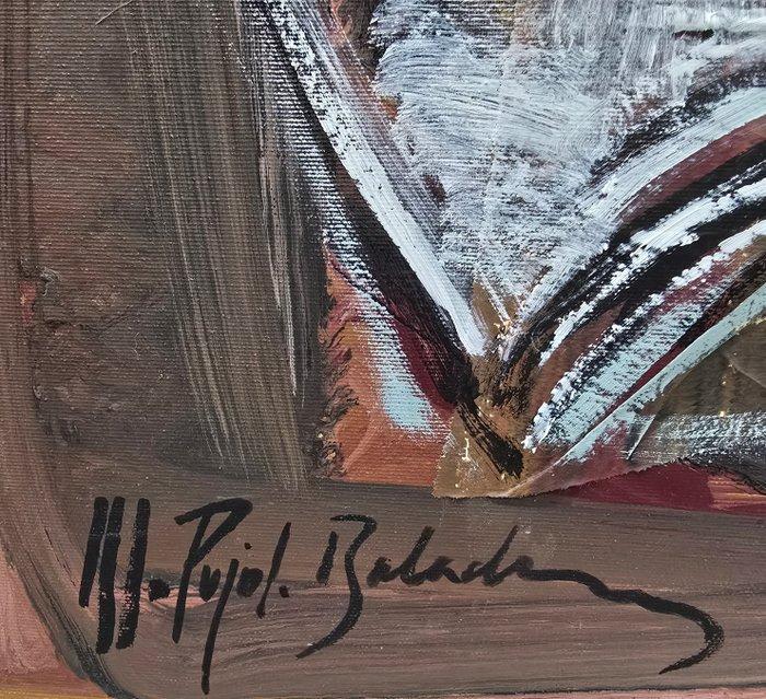 Manel Pujol Baladas (1947) - Sueño en rosa, Antiek en Kunst, Kunst | Schilderijen | Modern