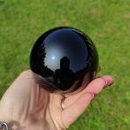 Obsidiaan Bol - Hoogte: 6.3 cm- 290 g - (1)