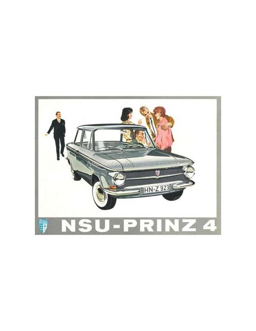 1961 NSU PRINZ 4 BROCHURE NEDERLANDS, Boeken, Auto's | Folders en Tijdschriften