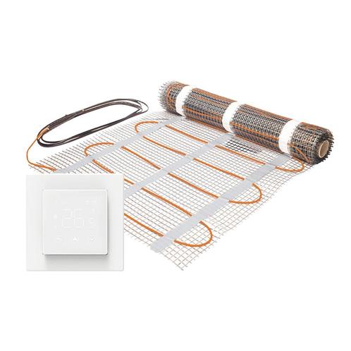 Elektrische vloerverwarming set | Witte thermostaat, Doe-het-zelf en Verbouw, Verwarming en Radiatoren, Nieuw, Verzenden
