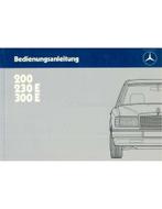 1985 MERCEDES BENZ E KLASSE INSTRUCTIEBOEKJE DUITS, Auto diversen, Handleidingen en Instructieboekjes