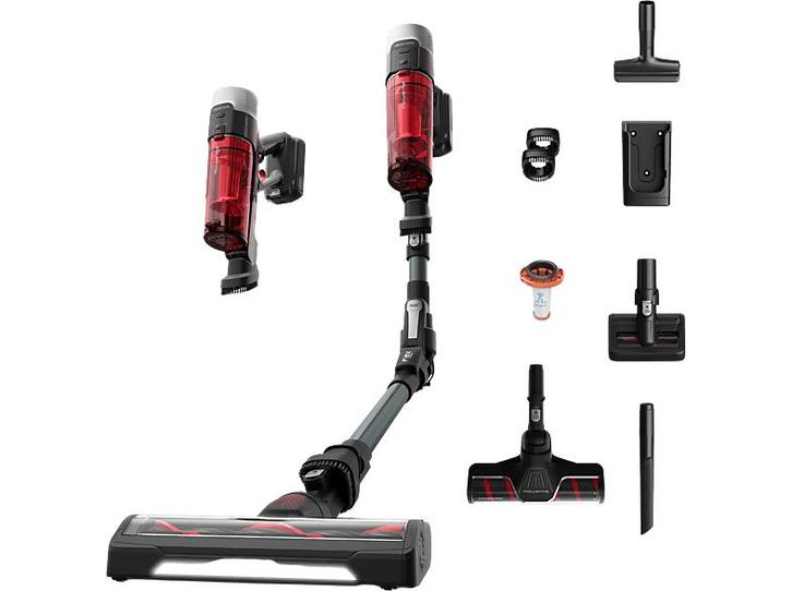 Rowenta -   X-force Flex 9.60 Complete Steelstofzuiger Rood, Witgoed en Apparatuur, Stofzuigers, Minder dan 1200 watt, Reservoir