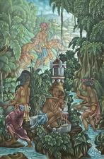 Indonesische school, Ubud Bali (XX) - Balinese op het land